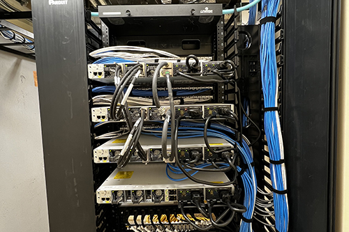 Fairfield Medical Center, Fiber and Data Closet Relocation